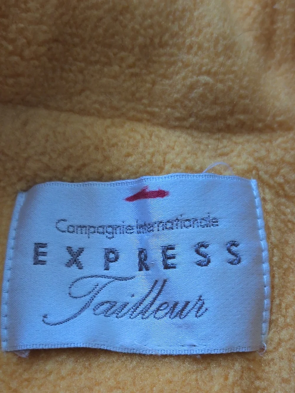 Express + Compagnie Internationale Fleece Cropped Blazer Marigold
